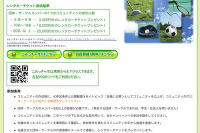SNS 団体・サークル応援キャンペーン…レンタカーチケット 画像