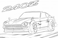 日産デザインチーム、23枚のぬり絵を提供…#drawdrawdrawキャンペーン開始［動画］ 画像