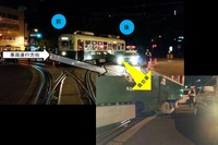 長崎の路面電車で5回目の脱線事故…過去4回の事故と同じ市民会館交差点で 4月21日発生 画像