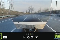 トレーラーを透過して後方が見える…ヴァレオの新技術、2020年PACEアワード 受賞 画像