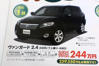 【明日の値引き情報】トヨタか輸入車か…SUVやRVが安い 画像