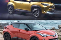 【トヨタ ヤリスクロス】vs C-HR…25年の経験を注ぎ込んだ？［比較画像］ 画像