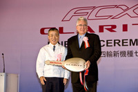 ホンダ、FCXクラリティの最初の顧客を公表 画像