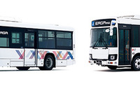 いすゞ、路線バス エルガ/エルガミオを改良…全車型で平成27年度重量車燃費基準を達成 画像