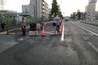 陥没した道路、6月19日の完全復旧は見送りに…相鉄・東急直通線新横浜トンネルの工事トラブル 画像
