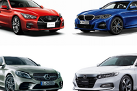 【アッパーミドルセダン まとめ】クルマ界の王道、アコードなど4車種比較…価格や試乗記 画像