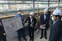 佐賀県知事とは会えず…赤羽国交相が九州新幹線西九州ルートの整備区間を視察 画像