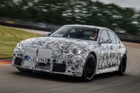 BMW M3セダン 次期型、パワーは480馬力と510馬力の2種類…プロトタイプの写真 画像