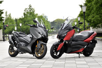 【ヤマハ TMAX560 & XMAX 比較試乗】便利なだけのスクーターとは一味違う!その実力とは…青木タカオ 画像