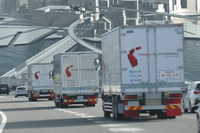 大型車メーカー4社、トラック隊列走行の商業化に向けACC+LKA搭載車を商品化へ 画像