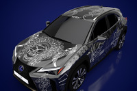 レクサス UX、「タトゥーカー」の最優秀デザイン発表…実車にラッピングで表現 画像