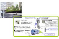 OKI、ETC車載器対応DSRCゲート管理システムを自社駐車場に設置 画像