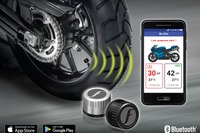 スマホでバイクのタイヤ空気圧をモニタリング 8月29日から予約販売開始 画像