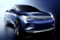 VWの電動SUV『ID.4』、航続延ばすエアロデザイン採用　9月末に発表予定 画像