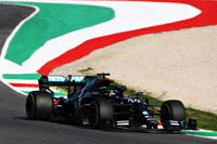 【F1 トスカーナGP】レッドブル・ホンダのアルボンが初表彰台の3位…ハミルトンとボッタスのメルセデス勢がワンツーフィニッシュ 画像