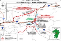 国道57号熊本・大分ルートが10月3日に復旧 熊本地震で被災 画像