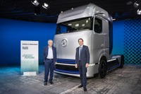 メルセデスベンツ、次世代燃料電池トラック発表…航続1000km 画像
