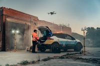 日産、災害復旧支援コンセプトカー『RE-リーフ』を欧州で公開…被災直後の現場で電力供給 画像
