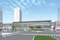 北陸新幹線福井駅舎がいよいよ着工…ガラス張りの明るい空間に 10月5日 画像