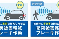 後付け自動ブレーキシステム発売へ、40車型以上に対応 車両・歩行者検知機能付き 画像