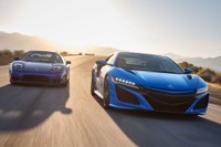 アキュラ NSX、初代オマージュの新色ブルー設定…2021年型を米国発表 画像