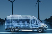 メルセデスベンツ、4列シートのEVミニバン開発中…次世代の電動商用車向け車台を発表 画像