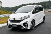 【ホンダ フリード モデューロX 新型試乗】風を味方につけた!背の高さを意識させない走り…片岡英明 画像