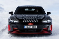 アウディのEVスポーツ『e-tron GT』、ティザーイメージ 実車は2月9日発表 画像