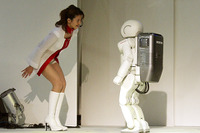 ロボットとしては初の快挙---ホンダ『ASIMO』が世界一の金融街でアピール 画像