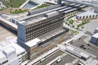ホテルからのトレインビューも?…消える青森駅東口駅舎跡に10階建て駅ビル 2024年度完成予定 画像