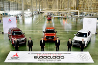 三菱自動車、タイ生産工場で累計600万台達成 画像
