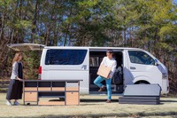 ハイエース用着脱式シェルフユニット登場、ライフ&ワークスタイルに合わせて自由にカスタマイズ 画像