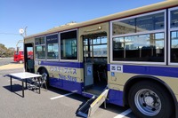 貸切バスによる「移動式PCR検体採取車」サービス アイビーエスが開始 画像