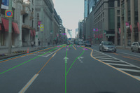 一般道路まで拡張した高精度3次元地図データ、2023年度導入へ ダイナミックマップ基盤 画像