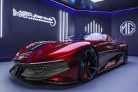 MGのEVスポーツ『サイバースター』、写真公開…実車は上海モーターショー2021で発表予定 画像