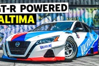 日産 GT-R の心臓部を持つセダン、パワーは1300馬力…新ドリフトマシンが完成［動画］ 画像