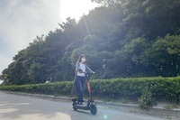 電動キックスクーターの公道シェアリングサービス…ヘルメット着用任意 千葉市 画像