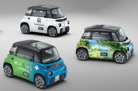 シトロエンの小型EV、『アミ』がシングルシーターに…助手席部分は荷物スペース 画像