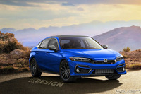 ホンダ シビック 新型、高性能モデル「Si」デザインを大予想 画像