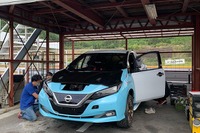 SAMURAI SPEED、リーフe+ベースのニューマシンで改造無制限クラスに初挑戦…パイクスピーク2021 画像