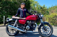 【ホンダ GB350 試乗】単気筒エンジンの鼓動感がたまりません!…小鳥遊レイラ 画像