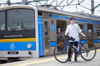 富士急行でもサイクルトレイン…線内普通列車、1列車最大6台　6月26日-7月16日 画像