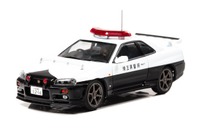 往年の国内最強パトカー、GT-R R34 埼玉県警仕様を1/43スケールで再現 画像