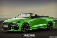 アウディ『RS3カブリオレ』は出る? 最強のオープンコンパクト、デザイン大予想 画像
