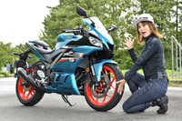 【ヤマハ YZF-R3 試乗】+70ccの余裕が楽しい!カッコかわいいホイールも◯…小鳥遊レイラ 画像