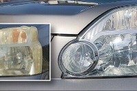 塗るだけで黄ばみ・白化を除去、呉工業がヘッドライト用クリーナー&コーティング剤を発売 画像