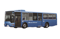 三菱ふそう、大型路線バス『エアロスター』新型発売…前扉にも開扉発車防止装置を設定 画像