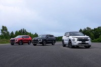 三菱 アウトランダーPHEV 新型、重厚感あふれるデザインを公開…10月28日にオンライン発表会 画像