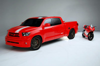 【SEMA08】タンドラ×ドゥカティのコラボ 画像