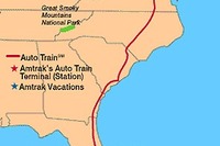 クルマの国アメリカでアムトラック鉄道がこんなサービス 画像